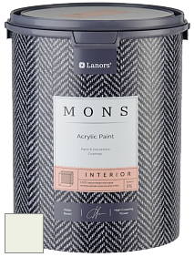MONS INTERIOR PAINT – 100% акриловая глубоко матовая краска, 3% блеска цвет NCS S 0505-G40Y 