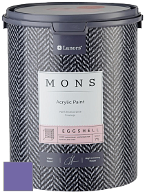 MONS EGGSHELL PAINT – 100% акриловая шелковисто-матовая краска, 7 % блеска цвет NCS S 3050-R60B 