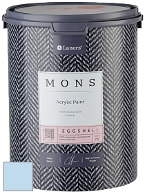 MONS EGGSHELL PAINT – 100% акриловая шелковисто-матовая краска, 7 % блеска цвет NCS S 0520-R90B 