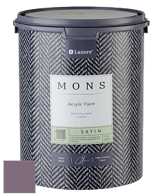 MONS SATIN PAINT – 100% акриловая полуматовая краска, 12% блеска цвет NCS S 5020-R40B 