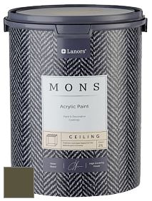 MONS CEILING PAINT – Aбсолютно матовая потолочная краска, 2% блеска цвет NCS S 7020-G70Y 