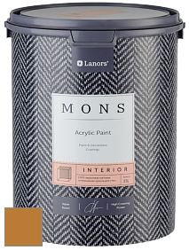MONS INTERIOR PAINT – 100% акриловая глубоко матовая краска, 3% блеска цвет NCS S 3060-Y20R 