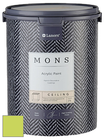 MONS CEILING PAINT – Aбсолютно матовая потолочная краска, 2% блеска цвет NCS S 0560-G50Y 