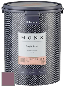 MONS INTERIOR PAINT – 100% акриловая глубоко матовая краска, 3% блеска цвет MONS 73 Фуксия