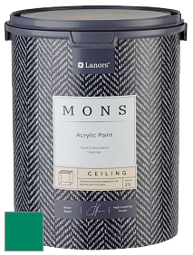 MONS CEILING PAINT – Aбсолютно матовая потолочная краска, 2% блеска цвет NCS S 3060-B90G 