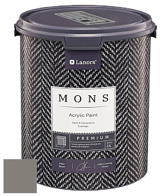 MONS PREMIUM PAINT – 100% акриловая интерьерная краска с шелковистым матовым блеском цвет NCS S 5502-Y20R 