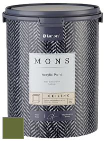 MONS CEILING PAINT – Aбсолютно матовая потолочная краска, 2% блеска цвет NCS S 4550-G40Y 