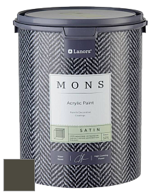 MONS SATIN PAINT – 100% акриловая полуматовая краска, 12% блеска цвет NCS S 8010-G70Y 