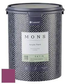 MONS SATIN PAINT – 100% акриловая полуматовая краска, 12% блеска цвет NCS S 3055-R30B 