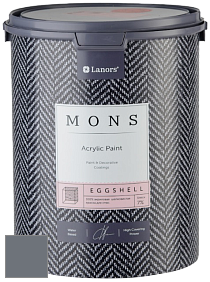 MONS EGGSHELL PAINT – 100% акриловая шелковисто-матовая краска, 7 % блеска цвет NCS S 6005-R80B 