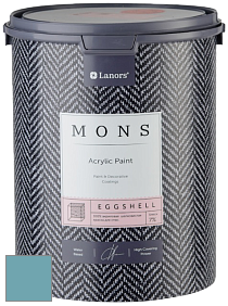 MONS EGGSHELL PAINT – 100% акриловая шелковисто-матовая краска, 7 % блеска цвет NCS S 3030-B10G 