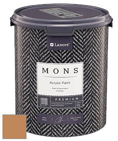MONS PREMIUM PAINT – 100% акриловая интерьерная краска с шелковистым матовым блеском цвет NCS S 3040-Y30R 