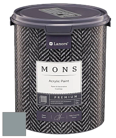 MONS PREMIUM PAINT – 100% акриловая интерьерная краска с шелковистым матовым блеском цвет NCS S 4005-B20G 