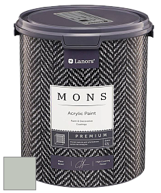 MONS PREMIUM PAINT – 100% акриловая интерьерная краска с шелковистым матовым блеском цвет NCS S 2005-G30Y 
