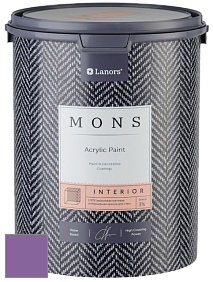 MONS INTERIOR PAINT – 100% акриловая глубоко матовая краска, 3% блеска цвет NCS S 3050-R50B 