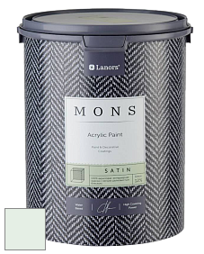 MONS SATIN PAINT – 100% акриловая полуматовая краска, 12% блеска цвет NCS S 0507-G 