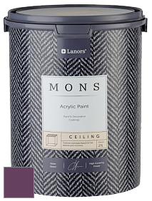 MONS CEILING PAINT – Aбсолютно матовая потолочная краска, 2% блеска цвет NCS S 5040-R40B 