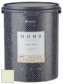 MONS CEILING PAINT – Aбсолютно матовая потолочная краска, 2% блеска цвет NCS S 0515-G40Y 