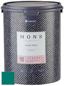 MONS EGGSHELL PAINT – 100% акриловая шелковисто-матовая краска, 7 % блеска цвет NCS S 4050-B60G 