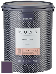 MONS INTERIOR PAINT – 100% акриловая глубоко матовая краска, 3% блеска цвет NCS S 6030-R50B 