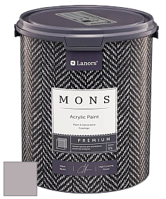 MONS PREMIUM PAINT – 100% акриловая интерьерная краска с шелковистым матовым блеском цвет NCS S 3005-R20B 