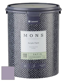 MONS SATIN PAINT – 100% акриловая полуматовая краска, 12% блеска цвет NCS S 3020-R50B 