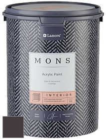 MONS INTERIOR PAINT – 100% акриловая глубоко матовая краска, 3% блеска цвет NCS S 8505-R20B 