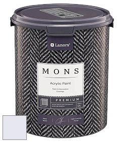 MONS PREMIUM PAINT – 100% акриловая интерьерная краска с шелковистым матовым блеском цвет NCS S 0507-R60B 