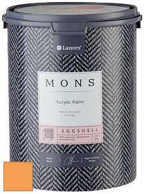 MONS EGGSHELL PAINT – 100% акриловая шелковисто-матовая краска, 7 % блеска цвет NCS S 1060-Y30R 