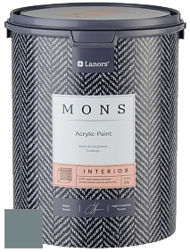 MONS INTERIOR PAINT – 100% акриловая глубоко матовая краска, 3% блеска цвет NCS S 5010-B30G 