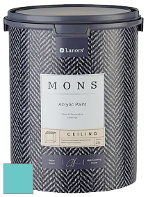 MONS CEILING PAINT – Aбсолютно матовая потолочная краска, 2% блеска цвет NCS S 1040-B40G 