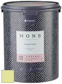 MONS EGGSHELL PAINT – 100% акриловая шелковисто-матовая краска, 7 % блеска цвет NCS S 0530-G60Y 