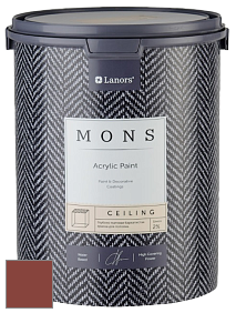 MONS CEILING PAINT – Aбсолютно матовая потолочная краска, 2% блеска цвет NCS S 4550-Y80R 