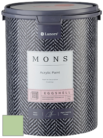 MONS EGGSHELL PAINT – 100% акриловая шелковисто-матовая краска, 7 % блеска цвет NCS S 1030-G30Y 