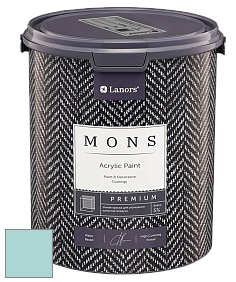 MONS PREMIUM PAINT – 100% акриловая интерьерная краска с шелковистым матовым блеском цвет NCS S 1020-B50G 