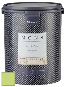 MONS CEILING PAINT – Aбсолютно матовая потолочная краска, 2% блеска цвет NCS S 0550-G40Y 