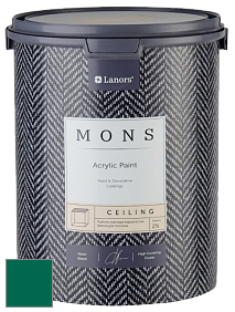 MONS CEILING PAINT – Aбсолютно матовая потолочная краска, 2% блеска цвет NCS S 4550-B90G 