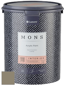 MONS INTERIOR PAINT – 100% акриловая глубоко матовая краска, 3% блеска цвет NCS S 5010-G90Y 