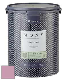 MONS SATIN PAINT – 100% акриловая полуматовая краска, 12% блеска цвет NCS S 2030-R30B 