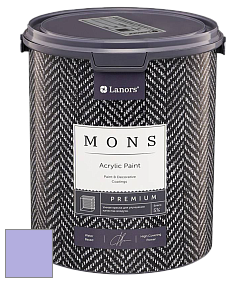 MONS PREMIUM PAINT – 100% акриловая интерьерная краска с шелковистым матовым блеском цвет NCS S 1040-R60B 