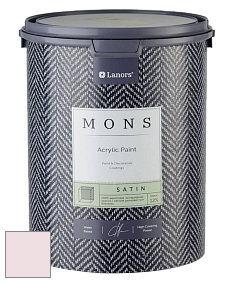 MONS SATIN PAINT – 100% акриловая полуматовая краска, 12% блеска цвет NCS S 0510-R20B 