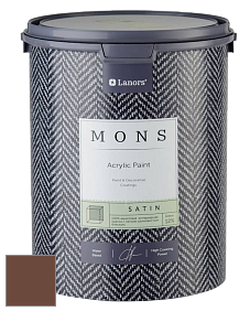 MONS SATIN PAINT – 100% акриловая полуматовая краска, 12% блеска цвет NCS S 7020-Y50R 