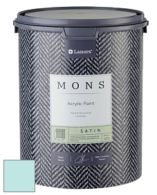 MONS SATIN PAINT – 100% акриловая полуматовая краска, 12% блеска цвет NCS S 0520-B50G 