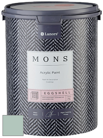 MONS EGGSHELL PAINT – 100% акриловая шелковисто-матовая краска, 7 % блеска цвет NCS S 2010-B90G 