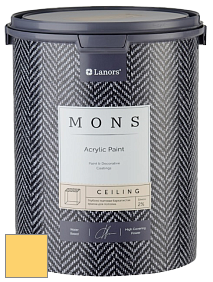 MONS CEILING PAINT – Aбсолютно матовая потолочная краска, 2% блеска цвет NCS S 0550-Y 