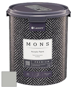 MONS PREMIUM PAINT – 100% акриловая интерьерная краска с шелковистым матовым блеском цвет NCS S 2502-G50Y 