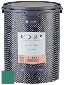 MONS INTERIOR PAINT – 100% акриловая глубоко матовая краска, 3% блеска цвет NCS S 4040-B80G 