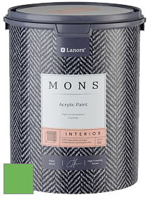 MONS INTERIOR PAINT – 100% акриловая глубоко матовая краска, 3% блеска цвет NCS S 1070-G20Y 
