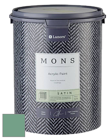 MONS SATIN PAINT – 100% акриловая полуматовая краска, 12% блеска цвет NCS S 3030-G 