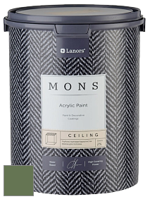 MONS CEILING PAINT – Aбсолютно матовая потолочная краска, 2% блеска цвет NCS S 5030-G30Y 